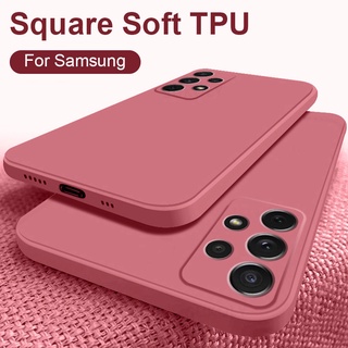 เคสโทรศัพท์ซิลิโคน TPU แบบนิ่ม ผิวด้าน ทรงสี่เหลี่ยม กันกระแทก สําหรับ Samsung Galaxy A14 A34 A54 5G A24 4G