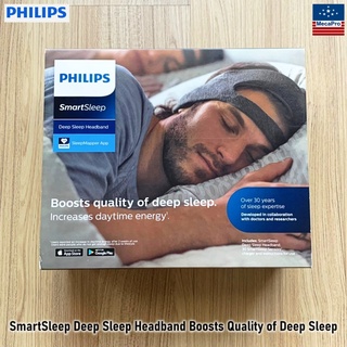 PHILIPS® SmartSleep Deep Sleep Headband Boosts Quality of Deep Sleep ฟิลิปส์ อุปกรณ์ช่วยการนอนหลับ แถบคาดศีรษะสำหรับกา