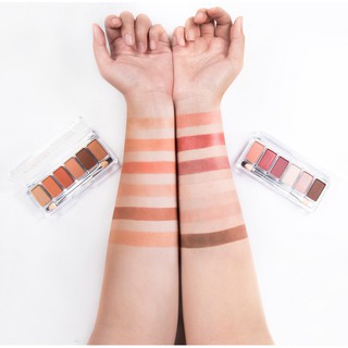 วาย.โอ.ยู เนเชอรัล เพอร์เฟค อายแชโดว์ พาเลท สีนู้ด/แมพเปิล Palette 6 Color Matte Eye Makeup พาเลต อายแชโดว์ 6 เฉดสี