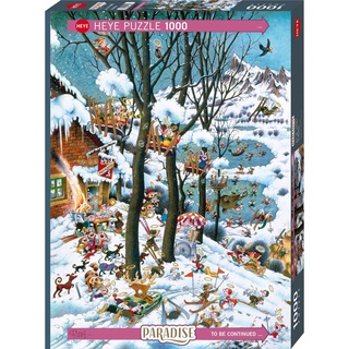 จิ๊กซอว์ 1000 pcs PUZZLE HEYE - PARADISE IN WINTER (Ryba)