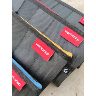 กระเป๋าใส่ดินสอ ทำจากสายเข็มขัดนิรภัยในรถยนต์ Pencil case by BAGBERRER