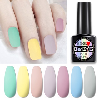 Benb G ยาทาเล็บเจล UV 8 มล. ไม่เช็ดเคลือบเล็บ เคลือบสีเล็บเจล น้ํายาเคลือบเล็บ เคลือบเงาเล็บ ลอกออกได้ เบสเหลว เคลือบเงาด้านบน B036-B081
