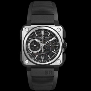 Bellross นาฬิกาข้อมือควอทซ์มัลติฟังก์ชั่นสําหรับผู้ชาย Brx1