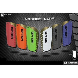 ขายส่งแพค10คู่  สนับแข้ง Option Carbon Line Shin Guards OPS-7-007