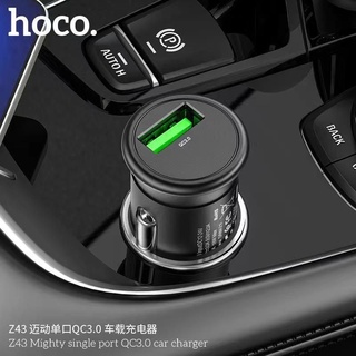 Hoco Z43 QC 3.0 Mini Metal Car Charger หัวชาร์จรถยนต์และมอเตอร์ไซด์