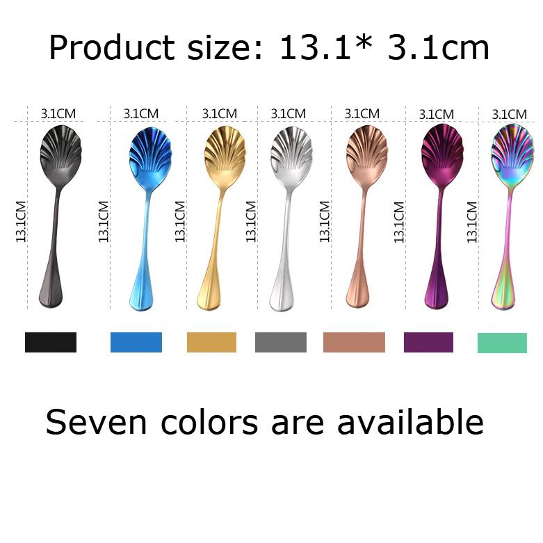 ช้อนสแตนเลสสําหรับตักขนมหวาน - รูปที่ 3