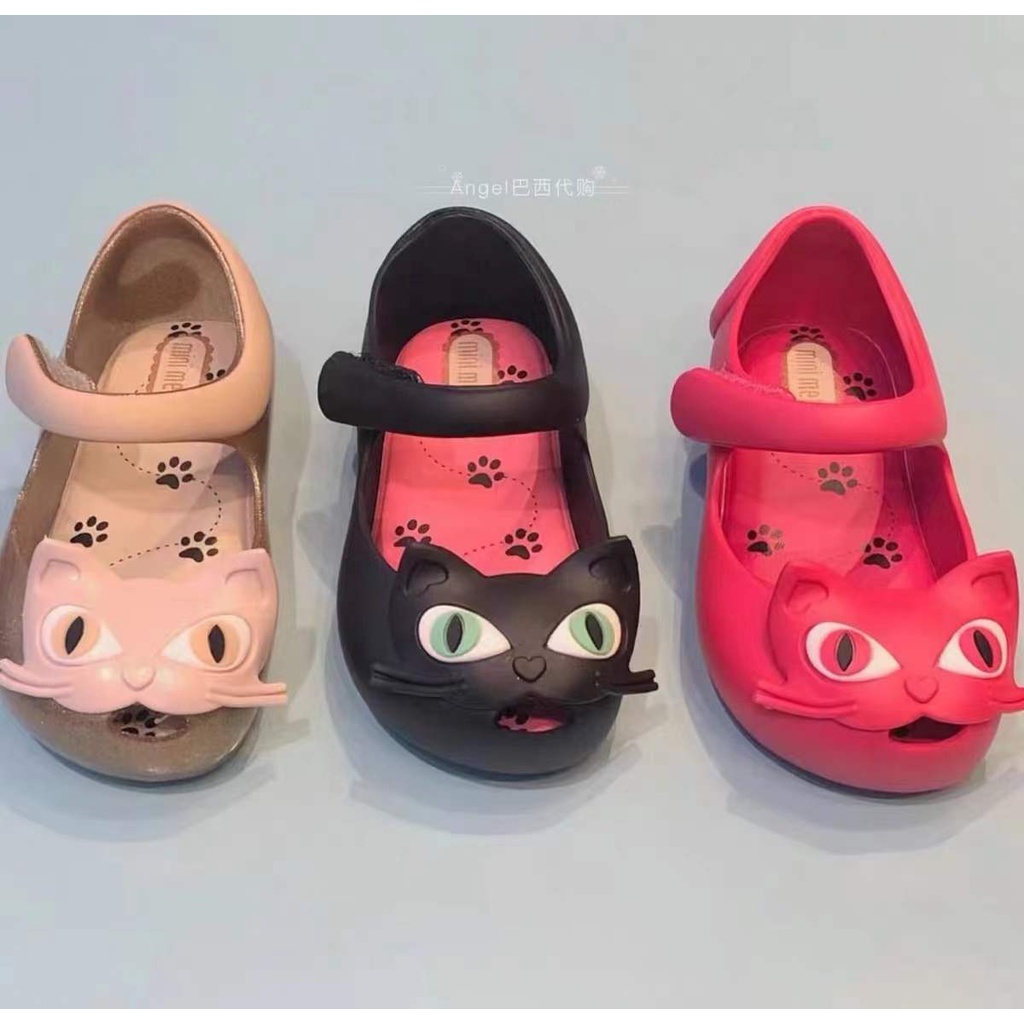 [ขายร้อน] ขายร้อน 2024melissa เด็ก Baotou ฤดูร้อน Casual Velcro Jelly รองเท้า