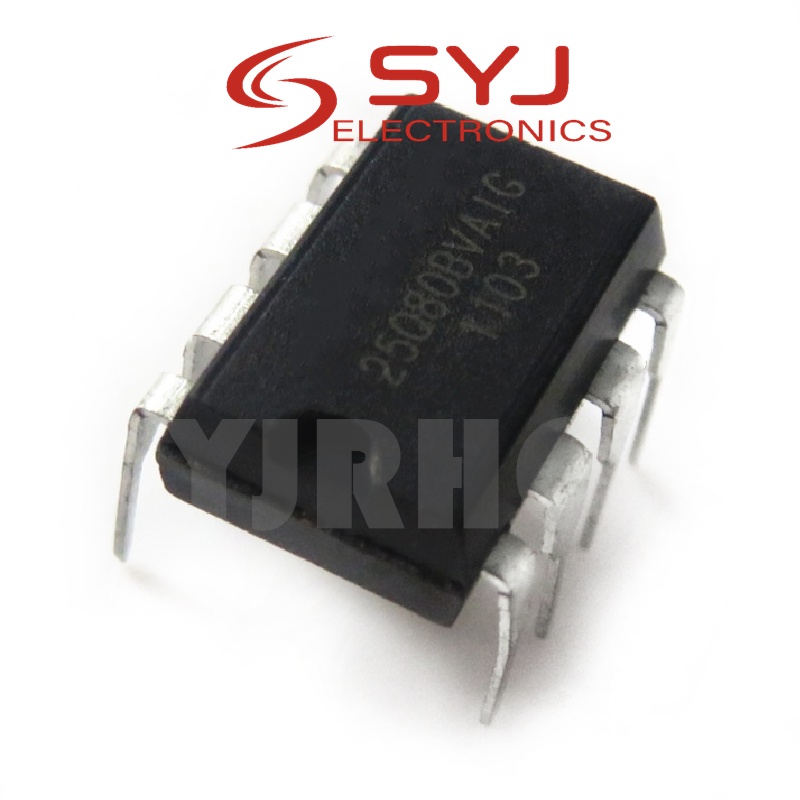 5 ชิ้น W25Q80BVAIG W25Q80 25Q80 DIP-8 ในสต็อก