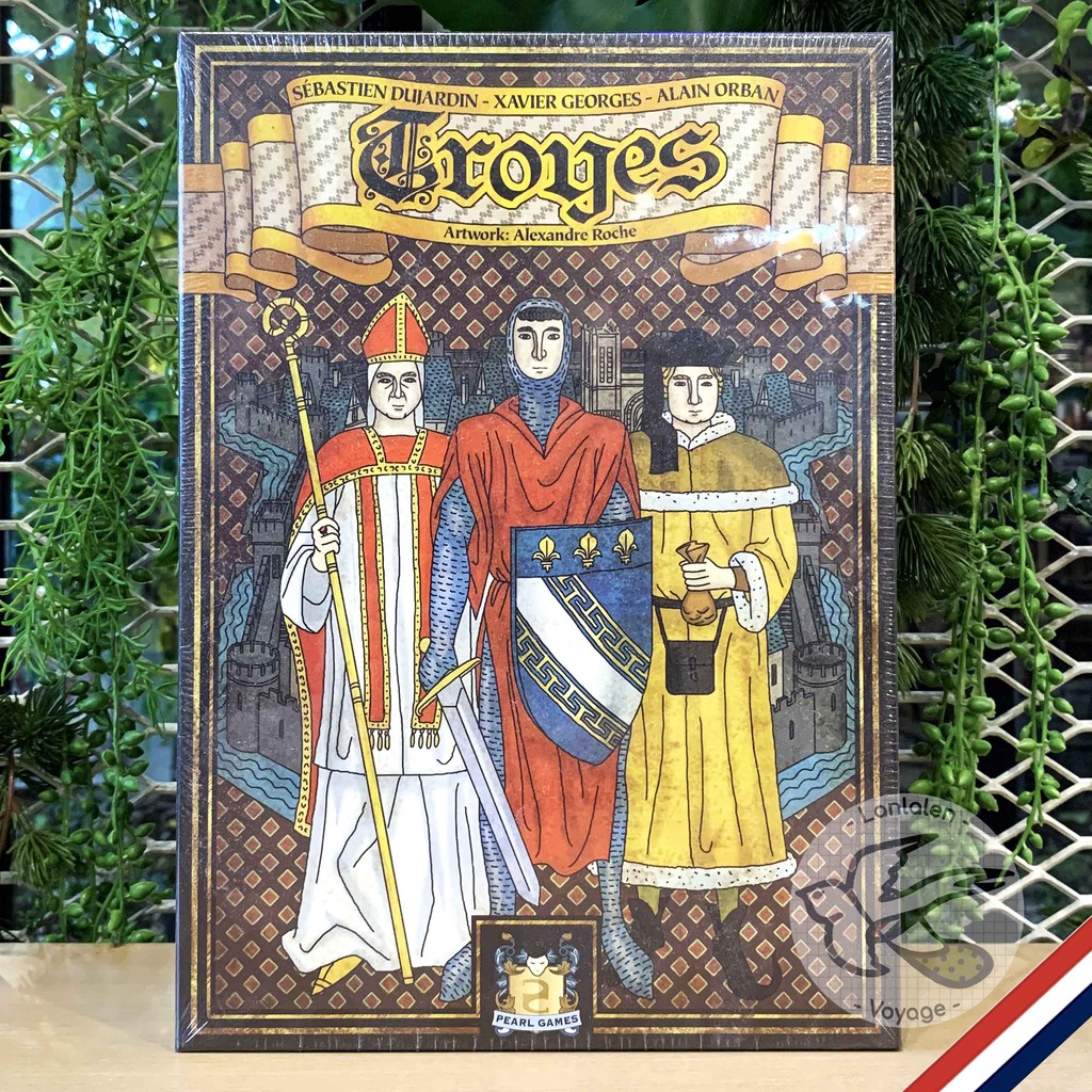 [ของแท้][สินค้าขายดี] Troyes / The Ladies of Troyes Expansion / Troyes Dice ห่อของขวัญฟรี [Boardgame] - รูปที่ 2