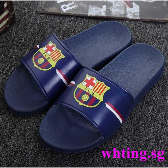 สินค้าพร้อมLFC Manchester MC MU Liverpool FC Football Team LOGO Slippers Chelsea AS Team LOGO Club LOGO Casual Slippers YNWA