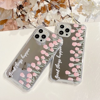 case เคส เคสป้องกันโทรศัพท์มือถือกระจก ลายดอกไม้ เรียบง่าย สําหรับ เคส samsung Galaxy A14 A54 A34 A24 5G s23 s9 plus s10 lite plus s20 ultra s21 s22 ultra fe note 8 9 10 20 ultra lite A52 A53 A52s A03 4G 5G