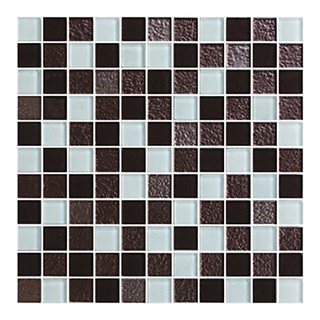 กระเบื้องโมเสค IGLASS 12"X12" JAZZY IG-505-JZY-BR น้ำตาล