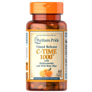 puritans pride vitamin C-1000mg (Time-Release).60 เม็ด-วิตามินซีแบบสลายตัวช้า