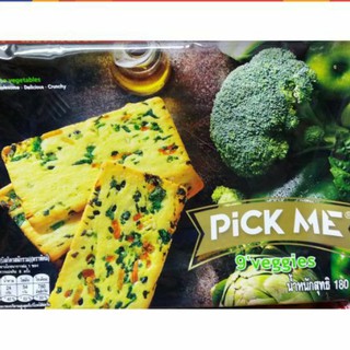 PICK ME: ขนมปังบิสกิตรส 9 Veggies, Cheese และMatcha