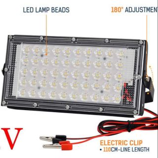 ไฟสปอร์ตไลท์ led ไฟรถ ไฟแบตเตอรี่