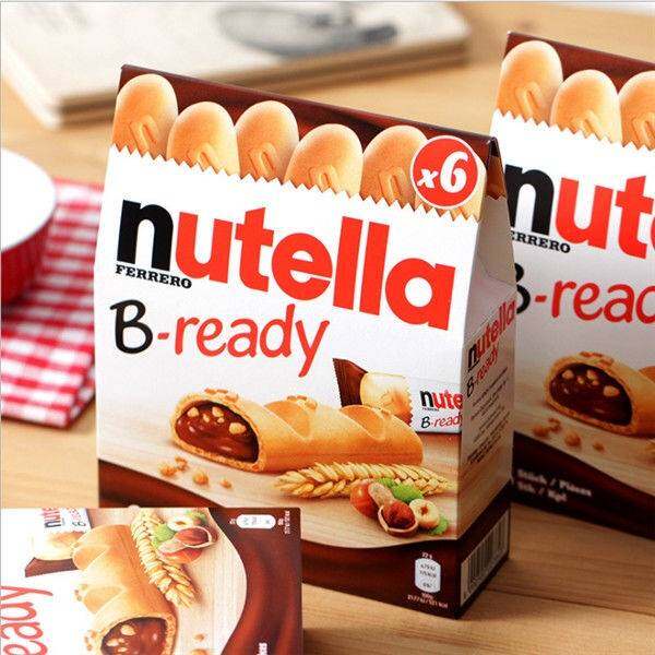 Nutella B-ready นูเทลล่า บีเร้ดดี้ Nutella Bready นูเทลล่าขนมปัง นูเทลล่าแท่ง นูเทลล่า บิสกิต  ช็อคโกแล็ต Chocolate