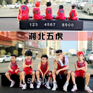 [Childhood Memories] การ์ดจอดรถยนต์ ลาย Slam Dunk Master Parking Number Plate GK Xiangbei Wuhu Sakuragi Flower Road Rukawa Kaede Akagi Miyagi Mitsui Shou สําหรับตกแต่งรถยนต์ 5 ชิ้น