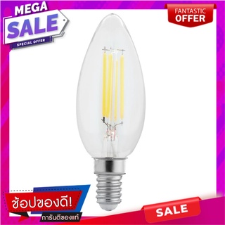 หลอด LED SYLVANIA TOLEDO FIRA CANDLE E14 4 วัตต์ WARMWHITE หลอดไฟ LED LED BULB SYLVANIA TOLEDO FIRA CANDLE 4W E14 WARMWH