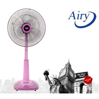 คุ้มสุดๆ พัดลมสไลด์ 16 นิ้ว รุ่น ASF-4164 ยี่ห้อ AIRY Pink ส่งฟรีทั่วประเทศ