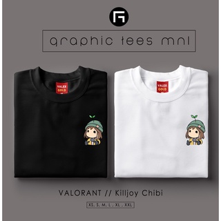 เสื้อยืดกราฟิก MNL Valorant Killjoy โรงงาน Chibi เสื้อเชิ้ตที่กําหนดเองเสื้อยืด Unisex สําหรับผ s20