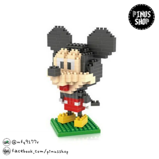 Lego nano block Mickey mouse Size M ♥️ ตัวต่อ
เลโก้นาโน มิกกี้เม้าส์