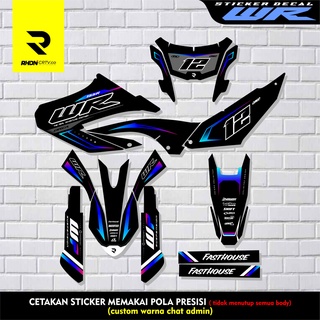 สติกเกอร์รูปลอก yamaha wr155 - sticker decal wr155 - decal wr 155