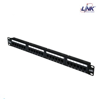 LINK แผงกระจายสาย Patch Panel 24 Port CAT5E (US-3024)