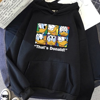 donald duck เสื้อฮู้ด unisex คุณภาพสูง COD