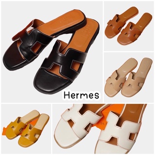 พร้อมส่ง!! **มีเก็บปลายทาง**รองเท้าแตะ รองเท้าแฟชั่น สวม ทรง Hermes งานปั้ม สินค้าไทย คุณภาพดี 🔥🔥 ส่งทุกวัน 🔥🔥