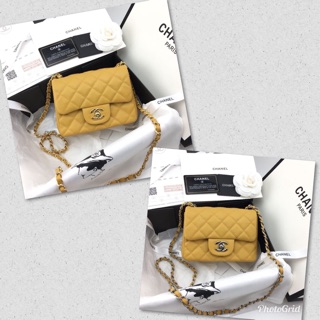 ❌ถูกมาก3990ใบเดียว❌Chanel classic mini  Grad Original  Size 17CM free box set