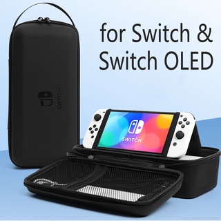 กระเป๋าหนัง PU แบบแข็ง แบบพกพา อุปกรณ์เสริม สําหรับ Nintendo Switch OLED