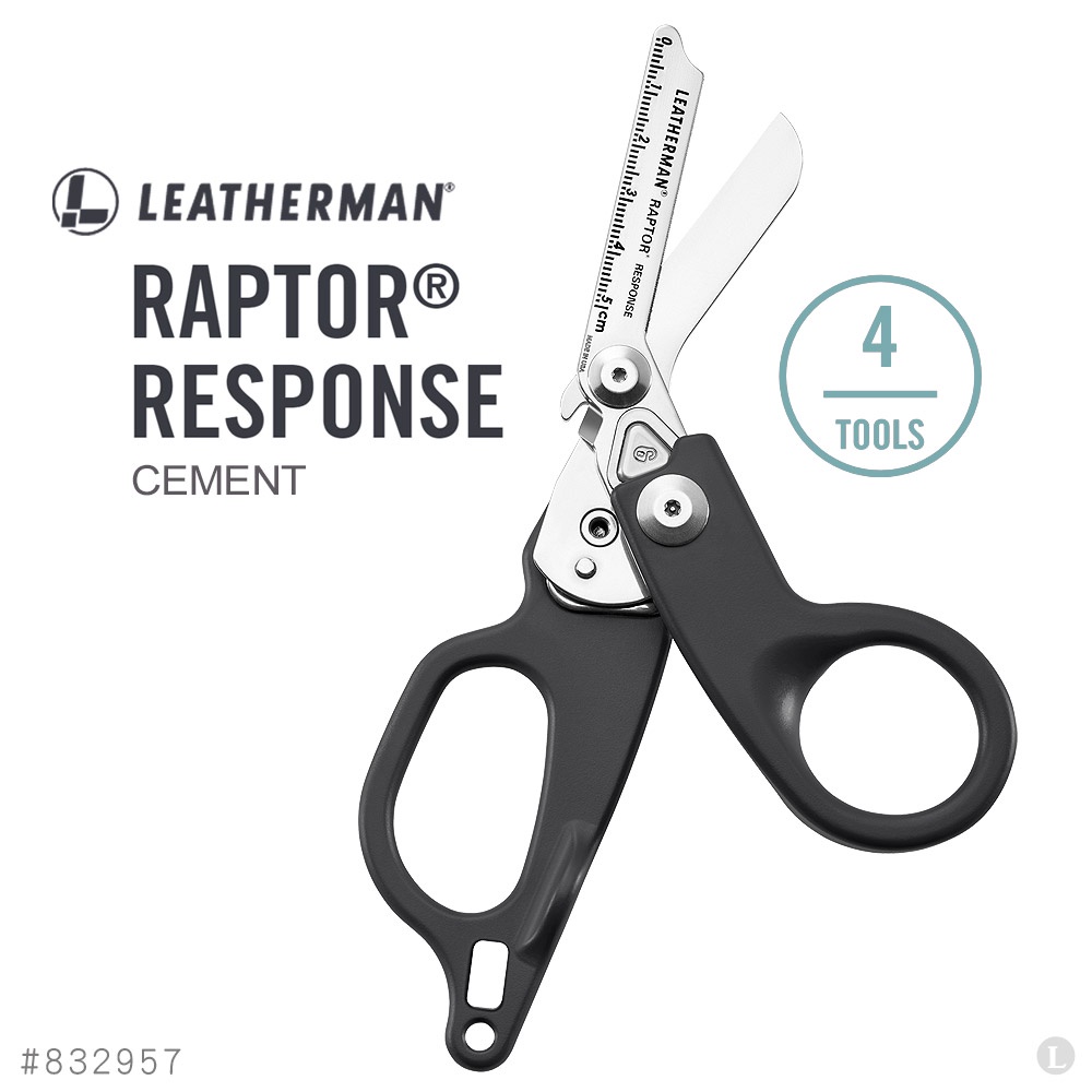 Leatherman Raptor Response #Cement กรรไกรเล็กอเนกประสงค์ พร้อมเครื่องมือสำคัญ 4 ชิ้น