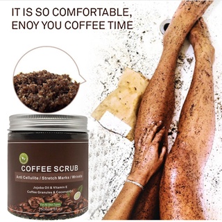 Fairy &amp; Magic Body Scrub ครีมขัดผิวที่ตายแล้วกาแฟขัดผิวที่ตายแล้ว 250มล Exfoliating Deep Coffee.