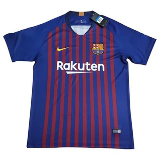 เสื้อกีฬา ลาย BARCA HOME 18/19 GRADE ORI FUTSAL ราคาถูก