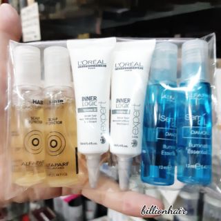 Alfaparf + loreal color safe SET 6 ชุดเซรั่มก่อนและหลังการทำสี กันแสบืกันผมเสีย ดีท้อกล้างสารครบเซต