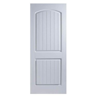 External door FIBER GLASS 80X200 CM WHITE P2 DOOR Door frame Door window ประตูภายนอก ประตูภายนอกFIBER ECO-DOOR 2P 80X200