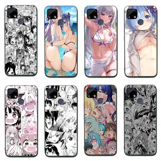 เคสโทรศัพท์มือถือ ลายการ์ตูนอนิเมะเด็กผู้หญิงมังงะ Hentai Ahegao สําหรับ Realme C25