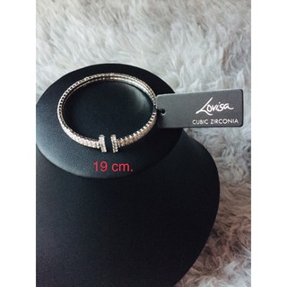 กำไล”Lovisa”CZ ขนาด 19cm.