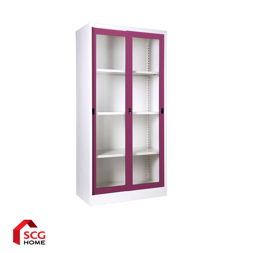 Kiosk Furniture ตู้บานเลื่อนกระจกสูง