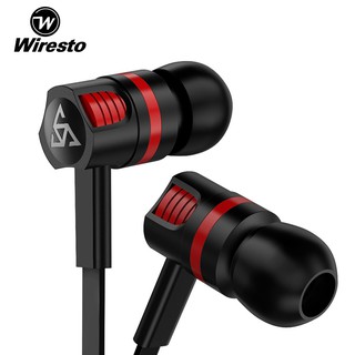 Wiresto หูฟังอินเอียร์แบบมีสายแจ็ค 3 . 5 มม .