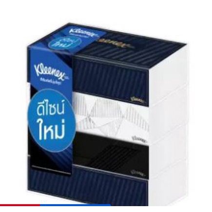 Kleenex กระดาษเช็ดหน้า 1แพค​/110แผ่น/4ห่อ กระดาษเช็ดหน้าดิสนีย์ Tsum Tsum ซอฟ บ๊อกซ์