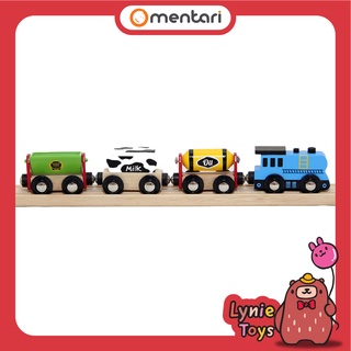 Mentari ของเล่นไม้ ขบวนรถไฟสินค้า Commodities Train