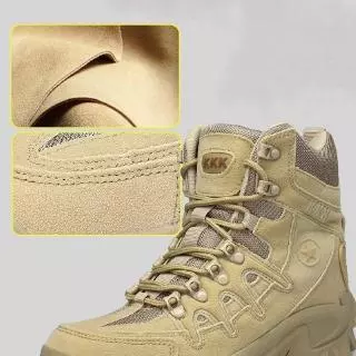 Army SWAT ขนาดบวก 39-46 ผู้ชายรองเท้าเดินป่ากลางแจ้งฤดูหนาว Hunter Military Tactical Boots