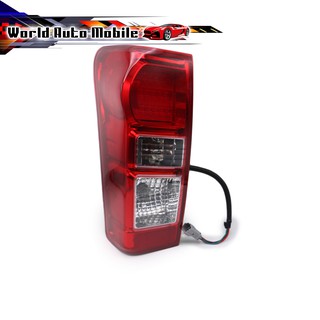 ไฟท้าย Leds + หลอด ข้างซ้าย Lh ใส่ Isuzu D-max 2012 - 2019 Isuzu  D-Max Dmax 4x2 4x4 Hi-Lander V-Cross ปี2012 - 2019