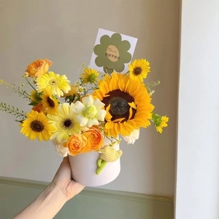 Flower Box Round Cardboard Boxes Wedding Party Rose Flower Packaging Decoration