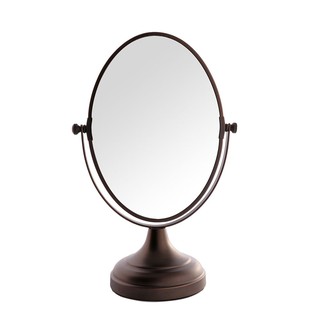 Makeup mirror MIRROR MOYA BI1714 ANTIQUE BRASS Bathroom mirror toilet กระจกแต่งหน้า กระจกส่องขยาย MOYA BI1714 สีทองเหลือ