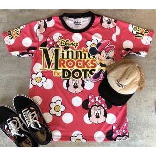 เสื้อยืด &amp; เดรส ลายMinnie The Rocks Dots