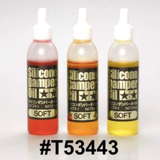 TAMIYA 53443 SILICONE DAMPER OIL SOFT SET
น้ำมันโช้ค