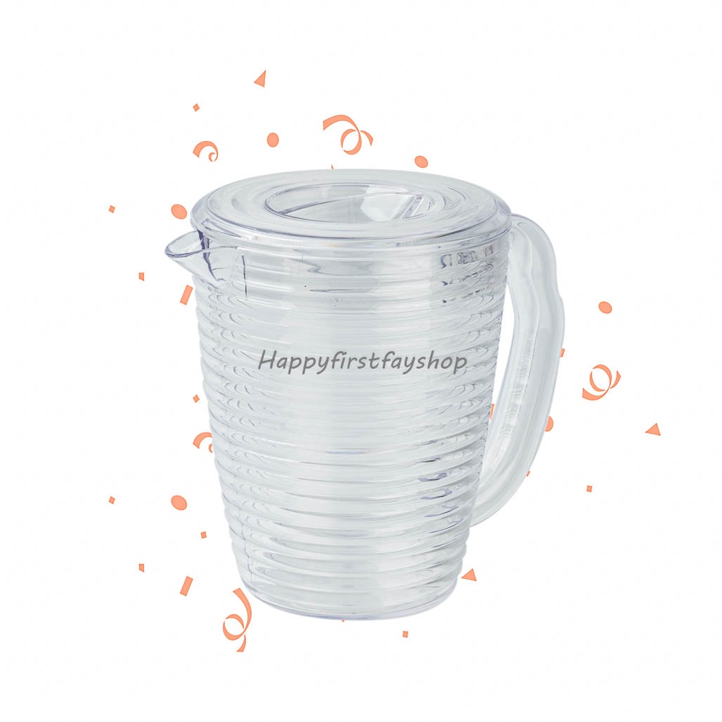 เหยือกน้ำ พลาสติก แบบรอน 2000ml. PN439