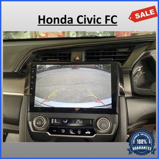 จอตรงรุ่น จอแอนดรอยตรงรุ่นHonda Civic FC  2016-2020 จอพร้อมหน้ากาก ปลั๊กตรงรุ่นไม่ตัดสายไฟ